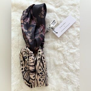 NWT KACHEL with Anthropologie Women's silky Patterned stretch twist headband